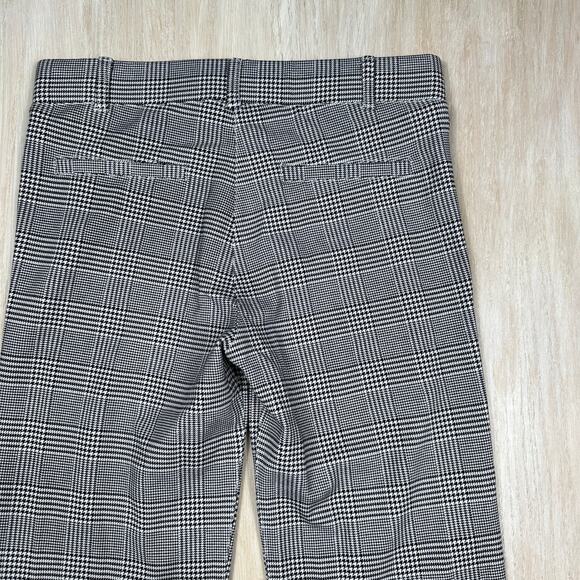 Betabrand Black Glen Plaid Stretch Straight Leg Pull On Dress Pants Small PETITE - Picture 11 of 12
